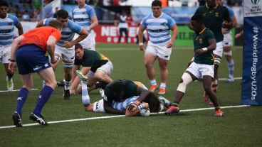Postales del encuentro que definió el tercer y cuarto puesto del mundial sub 20 de rugby.