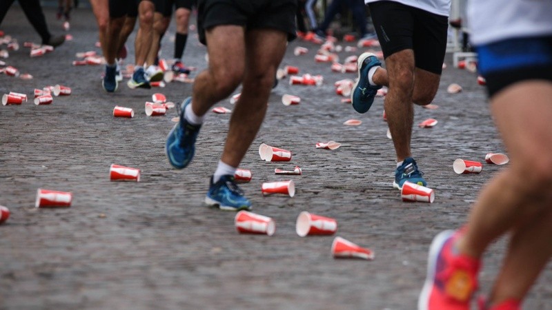 Postales de la 18ª Maratón Internacional de la Bandera en Rosario. 