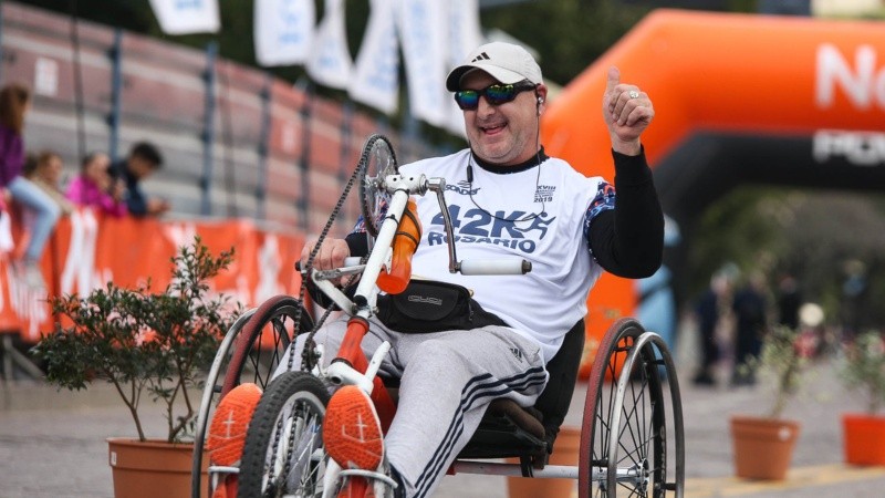 Postales de la 18ª Maratón Internacional de la Bandera en Rosario. 