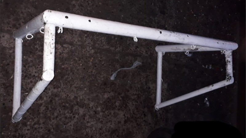 El arco que fue robado y recuperado. 