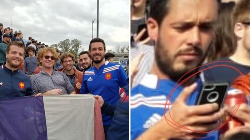 Jérémie alargó su estadía en Rosario con la esperanza de hallar su celular perdido.