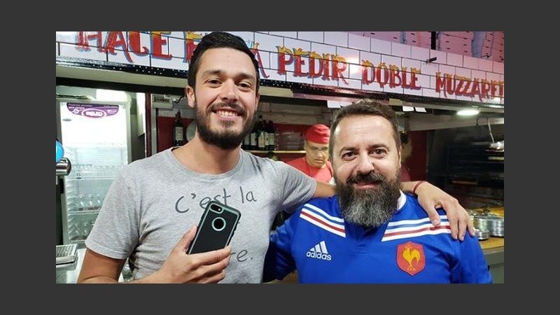 Jérémie finalmente recuperó su móvil con los recuerdos de su viaje por Argentina.