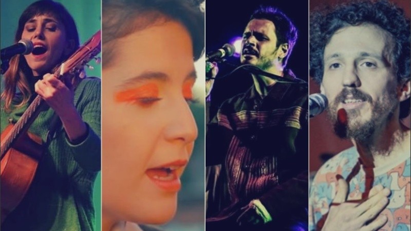 Mercedes Borrell, Juani Favre, María Pien y Rodrigo Carazo tocan en el II Festival de la canción Kuikatl