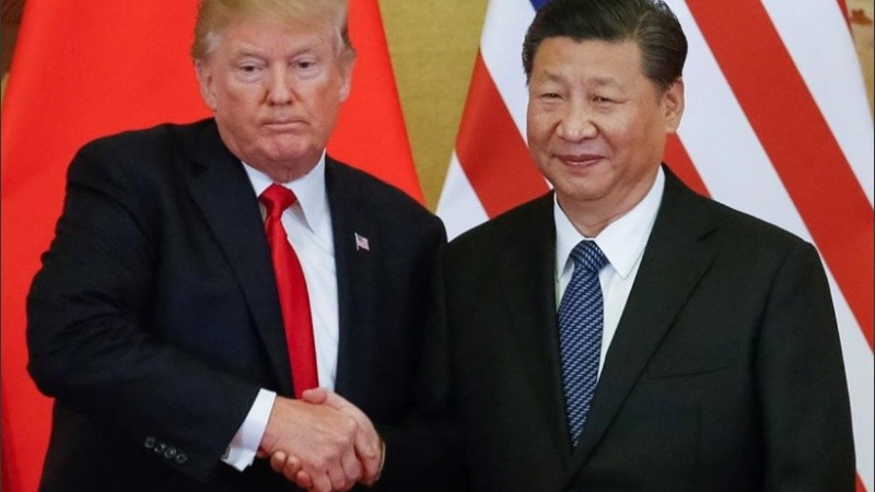 El presidente de Estados Unidos, Donald Trump, y su homólogo chino, Xi Jinping.