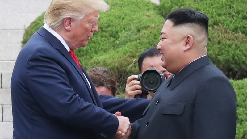 Donald Trump visitó a Kim.