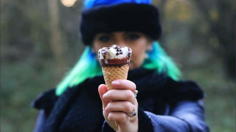 Un lunes helado en la ciudad. 