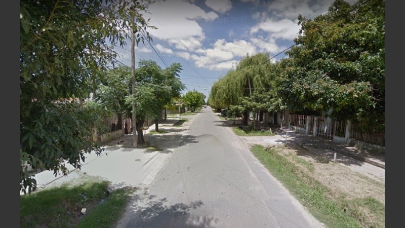 Juan B. Justo al 7900, la zona donde se registró el homicidio. 