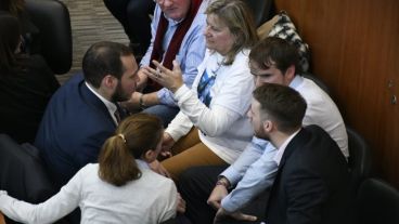 Familiares de Salta 2141 siguieron el fallo de este martes en el Centro de Justicia Penal.