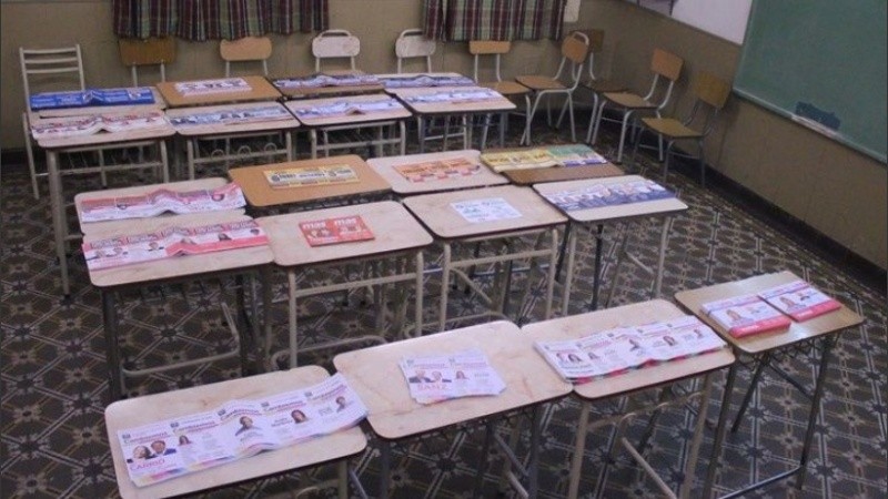 Las opciones aparecerán todas separadas sobre las mesas.