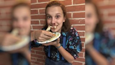 Una vez más se lee en el posteo de Millie Bobby Brown.