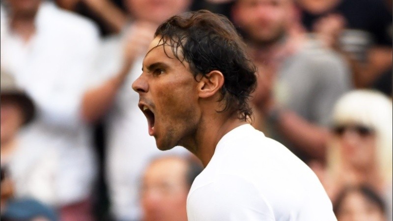 Rafa mantuvo su juego y se descargó al final.