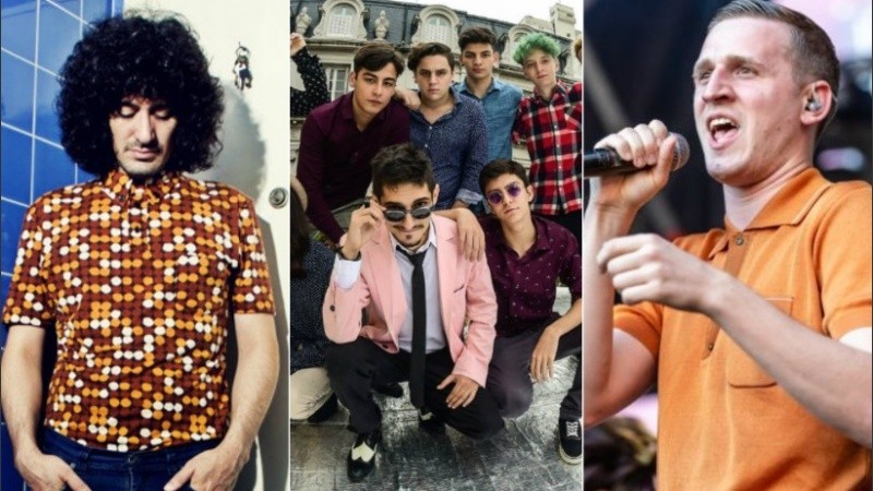 Dani Pérez, Cortito & Funky y Louta.