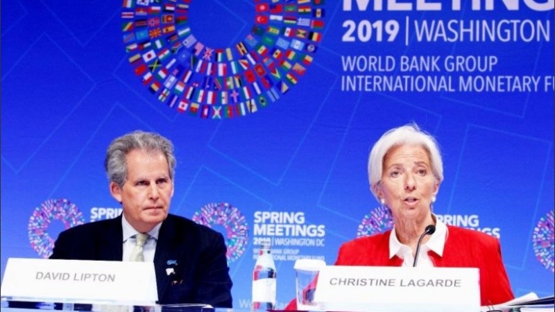 Lipton reemplaza en la dirección del FMI a Christine Lagarde.