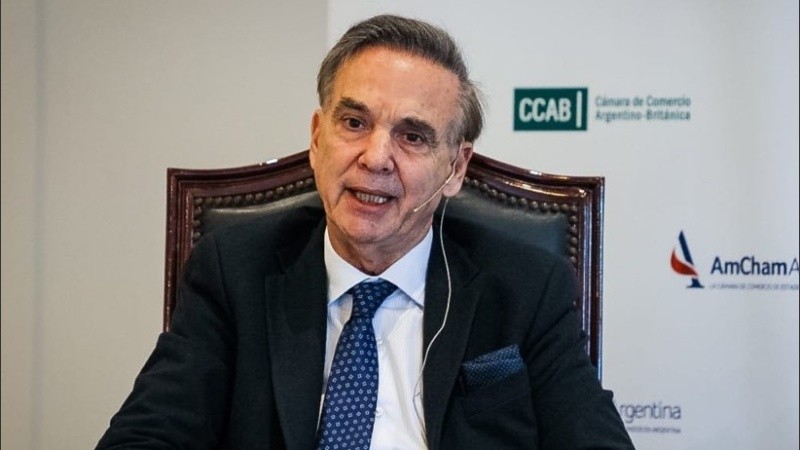 Pichetto hizo declaraciones en el marco de la campaña.