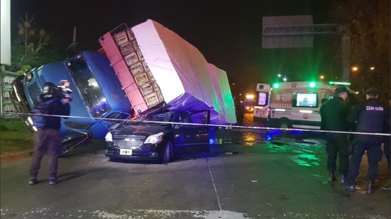 El hecho ocurrió este miércoles a la noche a la altura de calle Mendoza.