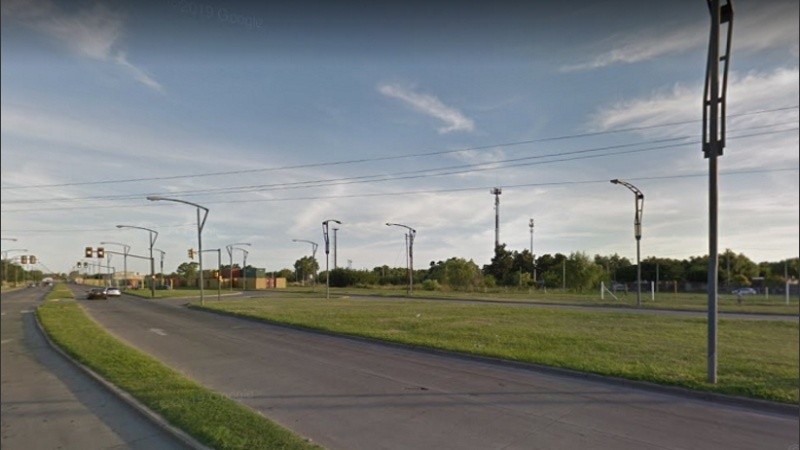 Las inmediaciones en las que fueron interceptados los ocupantes de la camioneta. 