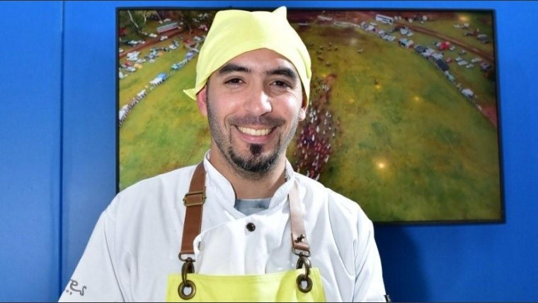 De Franco, el chef ganador.