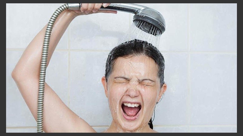 Si la cabeza de ducha era de metal, las bacterias circulaban más que si era de plástico.