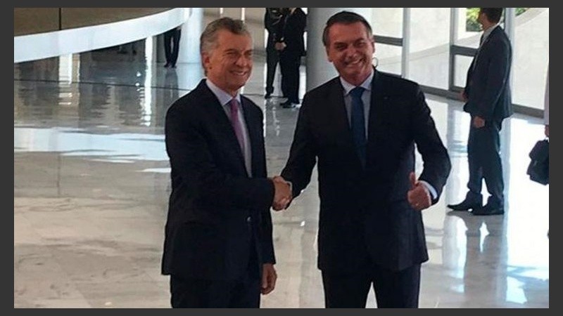 Tengo la seguridad de que Macri y yo pretendemos recuperar la confianza de otros países para nuestros países, aseguró Bolsonaro