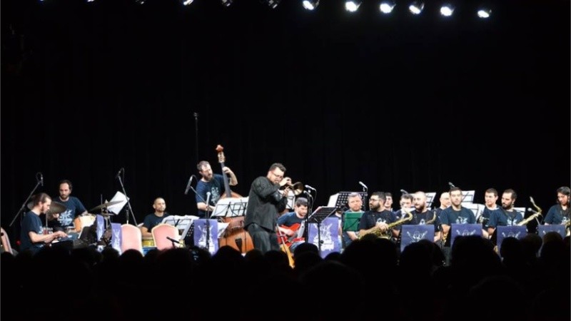 La MusiMedios, en el I Festival de Big Bands argentinas.