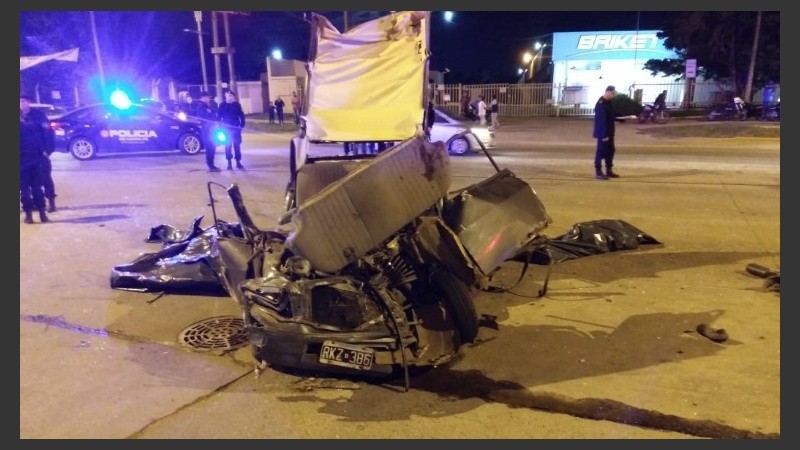 El choque ocurrió este miércoles al anochecer.