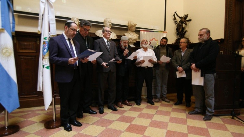 El acto en el Concejo Municipal.