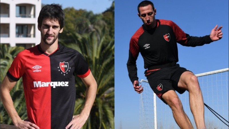 Albertengo y Lema sumaron minutos en los amistosos ante Independiente.