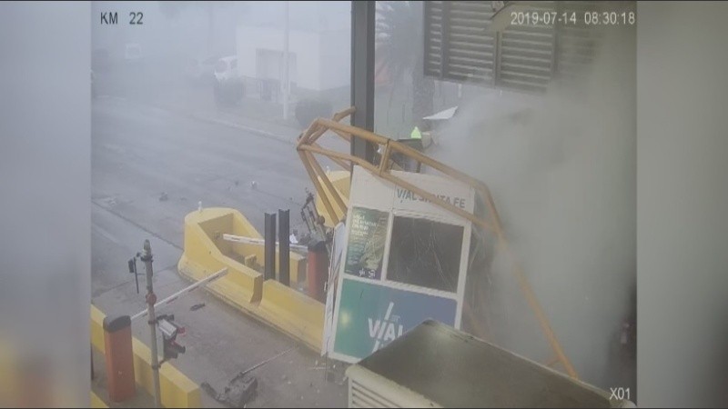 El hecho ocurrió el domingo a la mañana en el kilómetro 22 de la autopista.