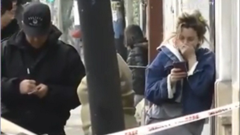 La joven escuchó los disparos desde el 5º piso. 