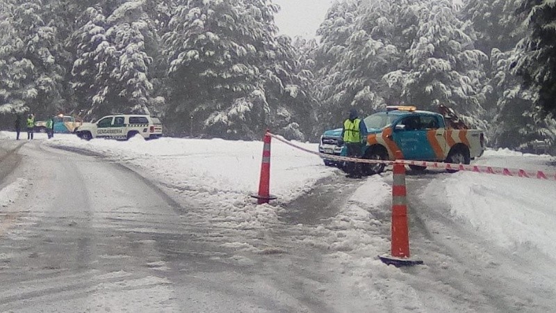 Uno de los operativos en las rutas.