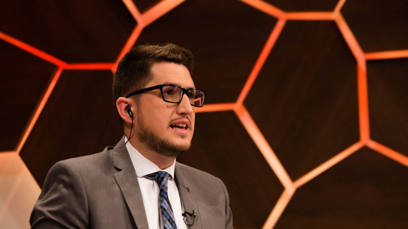 Así quedó el renovado estudio de Telenoche Rosario.