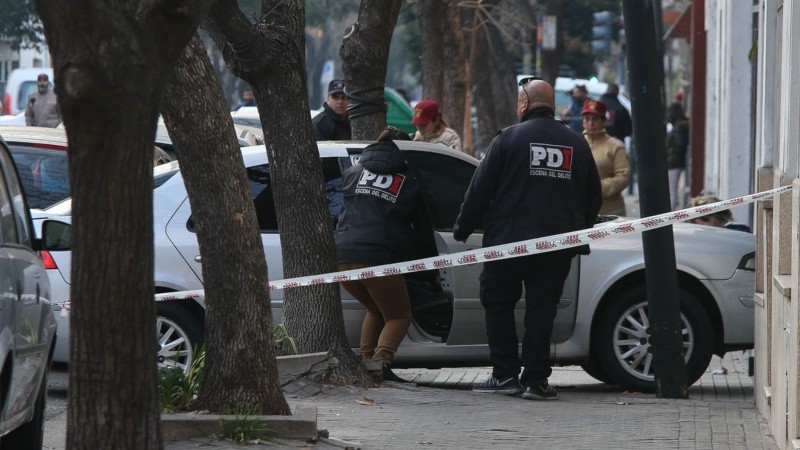 La escena del crimen de Brown y Ovidio Lagos. 