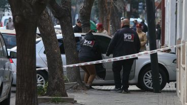 La escena del crimen de Brown y Ovidio Lagos.