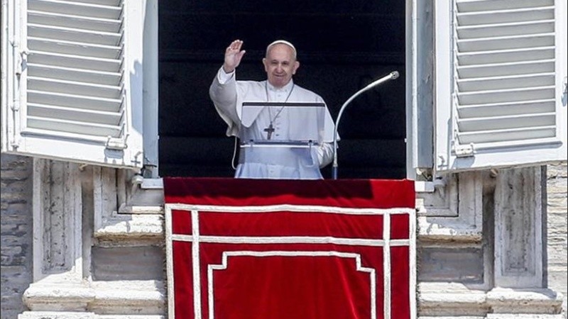 El Papa se refirió este domingo a los muertos en el Mediterráneo.