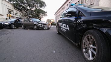 El choque en Pellegrini y Moreno.