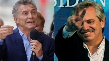 Mauricio Macri y Alberto Fernández, en el embalaje final antes de las Paso.