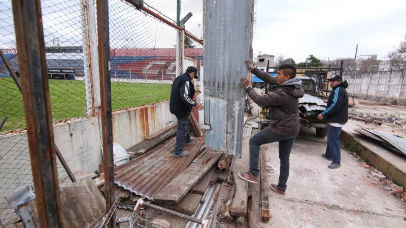 Los trabajos de desmantelamiento arrancaron hace un mes y medio.