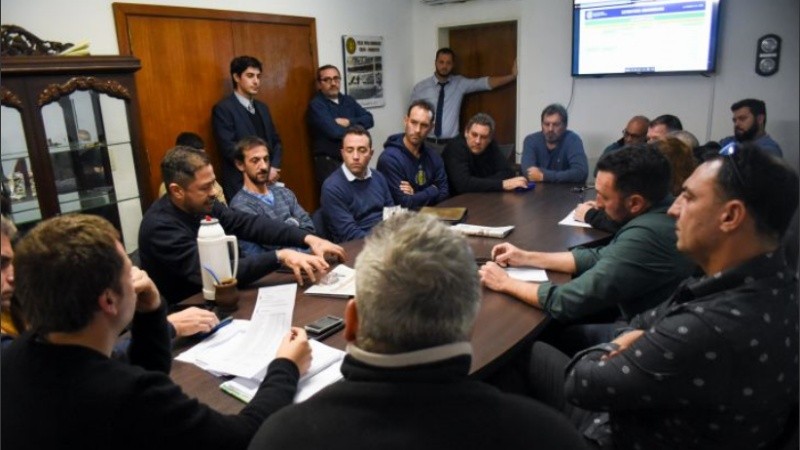 El encuentro se desarrolló en la sede social de calle Mitre.