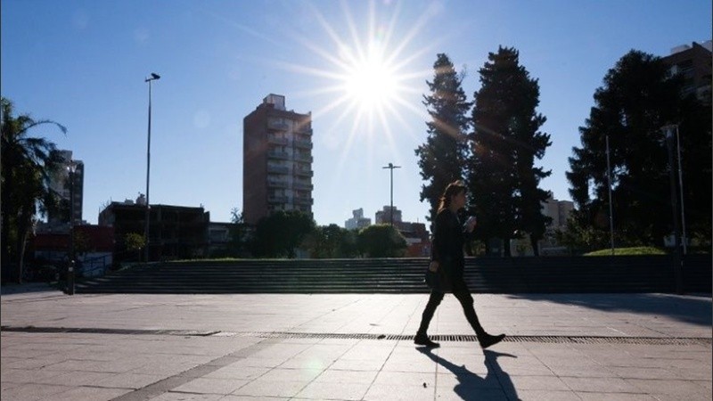 La primavera se acomoda en Rosario.