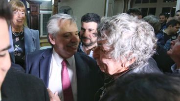 El Tula con Fernández.