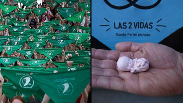 Los pañuelos celestes salen a festejar, los verdes advierten sobre los peligros de la clandestinidad del aborto