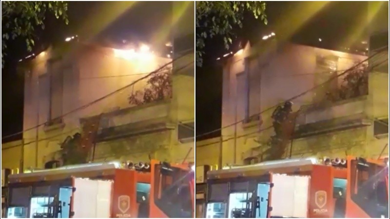 Para el dueño, las llamas fueron provocadas por las colillas de los vecinos.