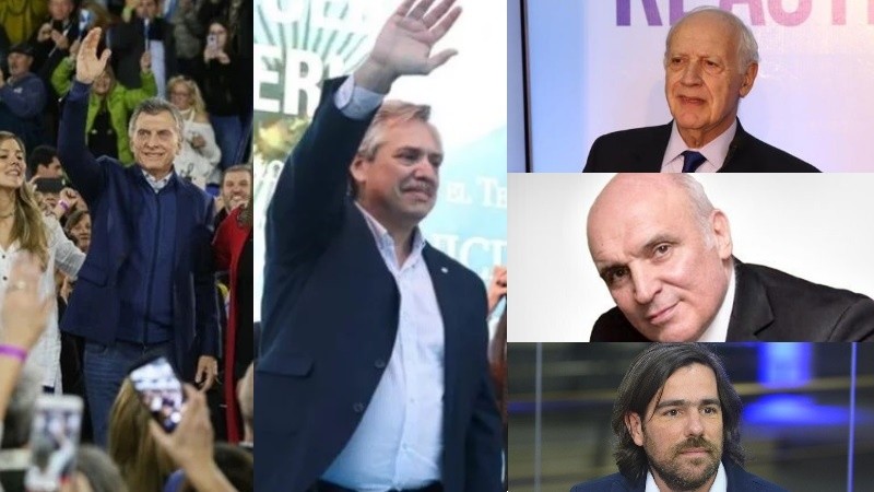 Macri, FernÃ¡ndez, Lavagna, Espert y Del CaÃ±o entre los diez candidatos.