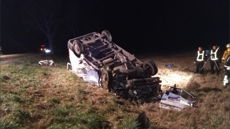 El siniestro vial tuvo lugar a las 3 de este viernes a la altura del kilómetro 325.