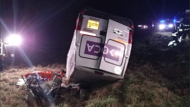 El siniestro vial tuvo lugar a las 3 de este viernes a la altura del kilómetro 325.