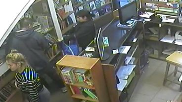 Mecheros otra vez en el centro de Rosario.