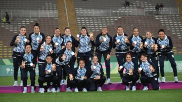 El gol argentino fue convertido por Agustina Barroso.