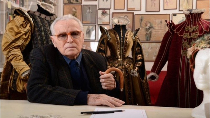 Cuando le criticaban los trajes arrugados en películas de época, Piero Tosi decía que 