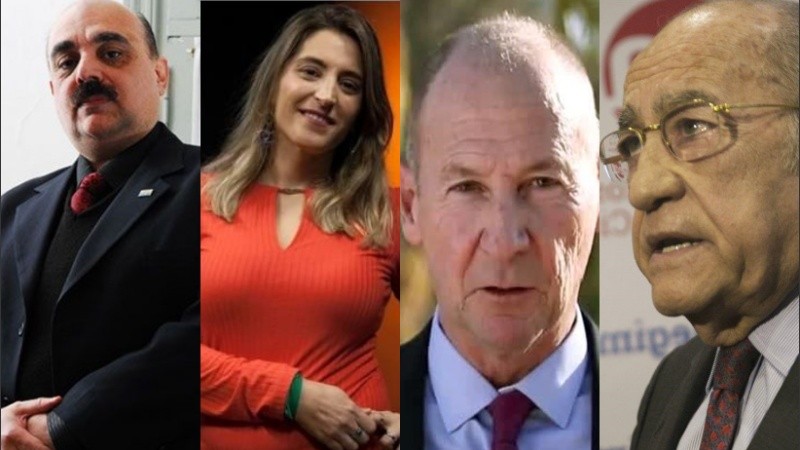 Los cuatro postulantes que no estarán en octubre.