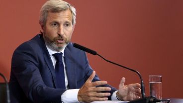 Frigerio hizo declaraciones en un día difícil.